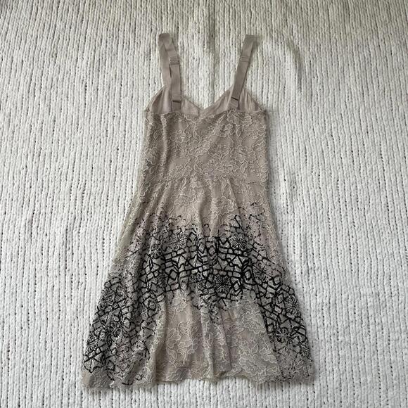 Free People Women’s Tan Dress with Black Accents - Size XS - Picture 3 of 5